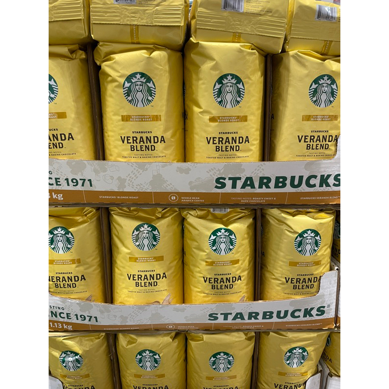 星巴客 Starbucks 早餐綜合咖啡豆 黃金烘焙咖啡豆 1.13公斤 好市多