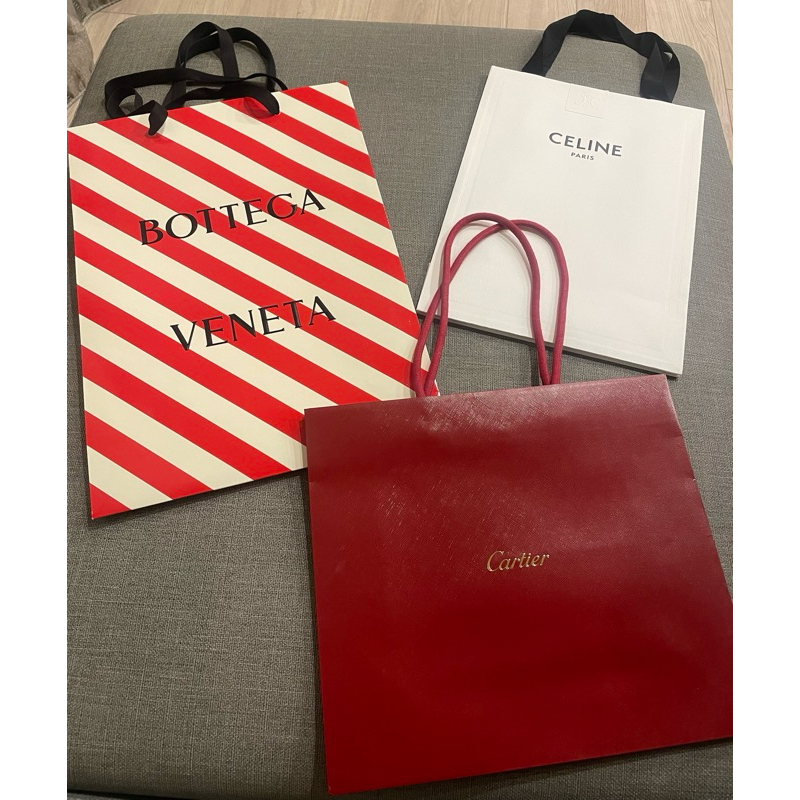 精品紙袋 Cartier Celine BV