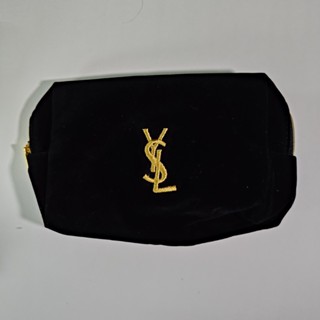 YSL 聖羅蘭 刺繡 化妝袋 手拿包 化妝包 收納袋 收納包 萬用包 萬用袋 置物袋 置物包(夾娃娃機商品)