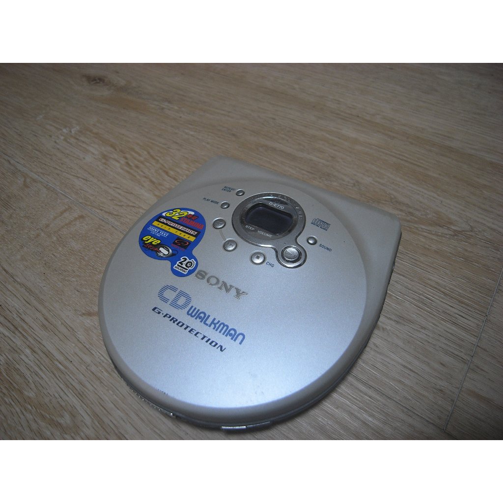 二手 故障 Sony CD 隨身聽 D-E770 零件機 無電源反應