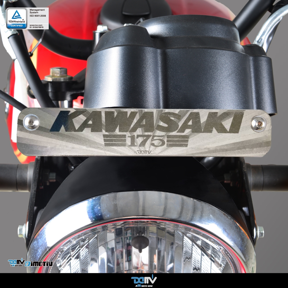 【KIRI】 Dimotiv Kawasaki W175 復古 前牌架飾板 前牌架 車牌架 DMV