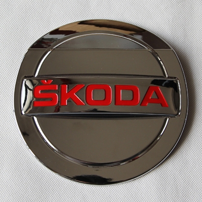 SKODA Rapid 專用油箱裝飾蓋 不鏽鋼油箱蓋