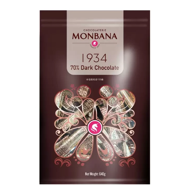 ★瑪詩琳★ 特價 Monbana 1934 70%迦納黑巧克力條 640公克 好市多代購 COSTCO