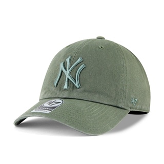 【47 brand】MLB NY 紐約 洋基 墨綠色 軟板 老帽 棒球帽 穿搭 潮流【ANGEL NEW ERA】