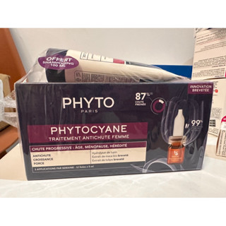 附洗髮精組合！法國直送🇫🇷最新版 髮朵Phyto 髮絲能量養髮液 男/女版絲漾養髮液 Phytocyane