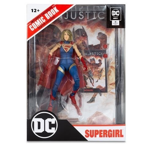 現貨在台 麥法蘭 7吋 超少女 Supergirl 超女 超人女孩 附贈漫畫 DC Direct 正義聯盟2