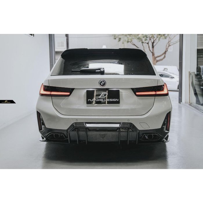 【Future Design】BMW G20 G21 LCI 小改款 專用 FD V1 碳纖維 卡夢 後下巴 現貨