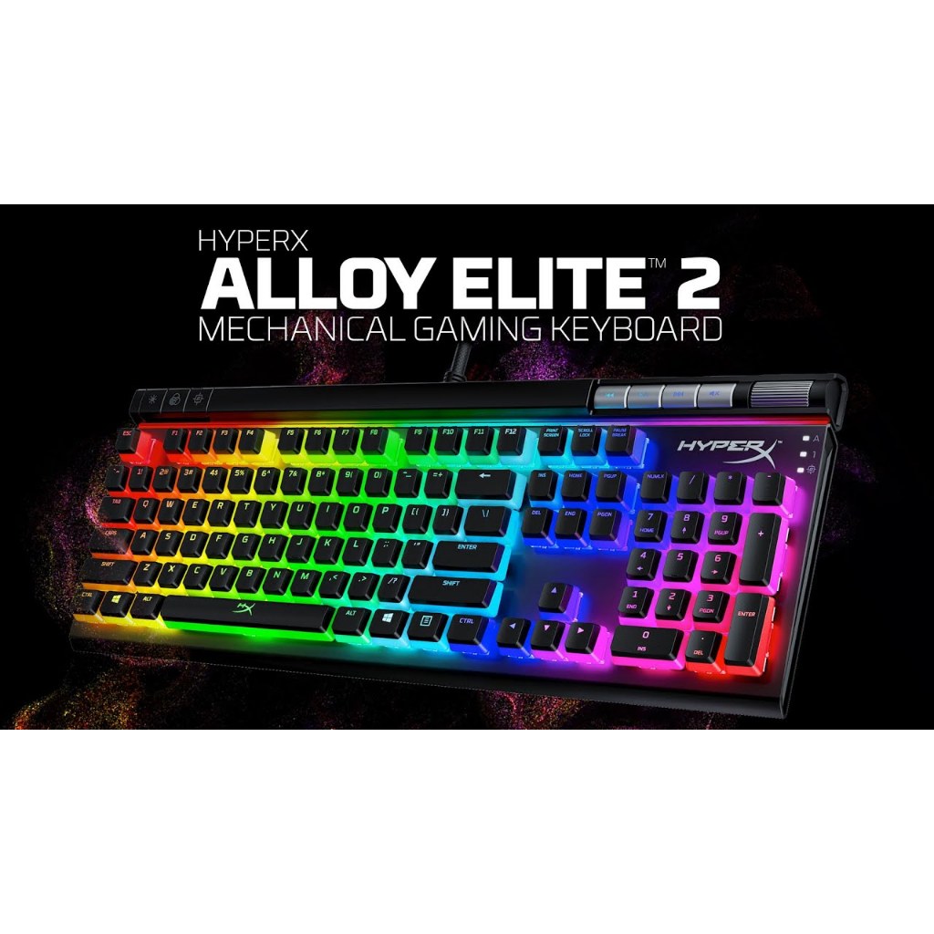 二手便宜出售 機械式 RGB 電競鍵盤 – HyperX Alloy Elite 2