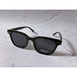 高檔 TR90高彈性框黑偏光太陽眼鏡