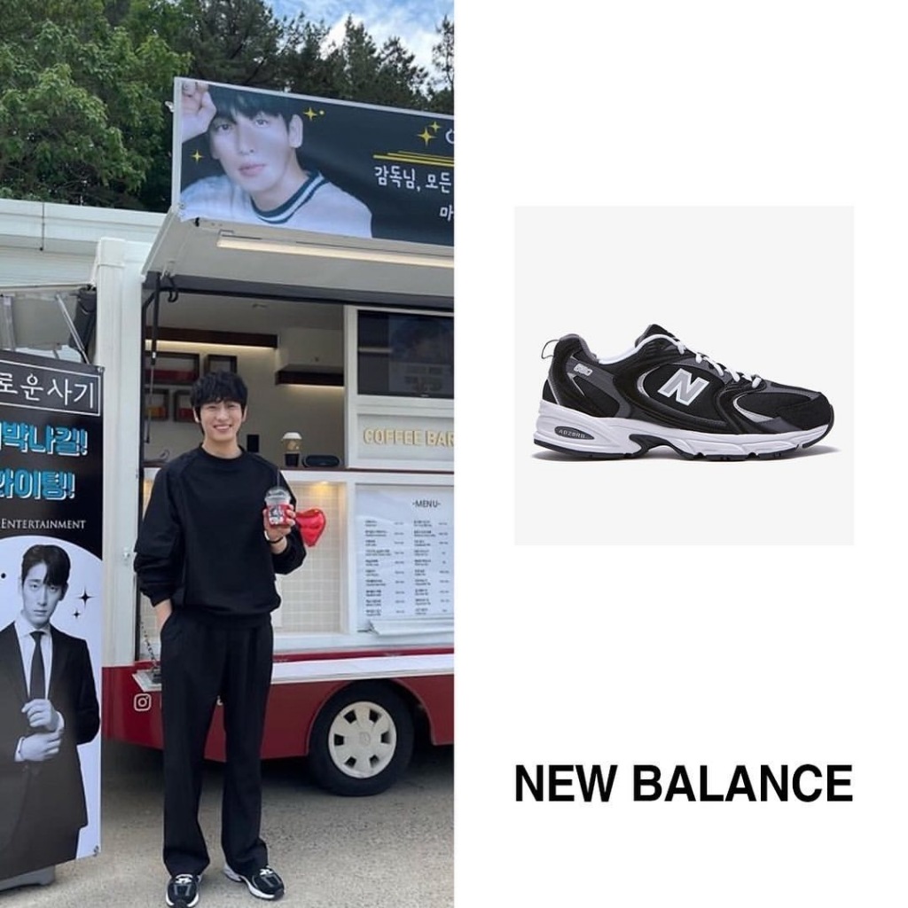 【FianNa】New Balance 530 低筒 休閒鞋 黑白 NB530 男女鞋 MR530CC