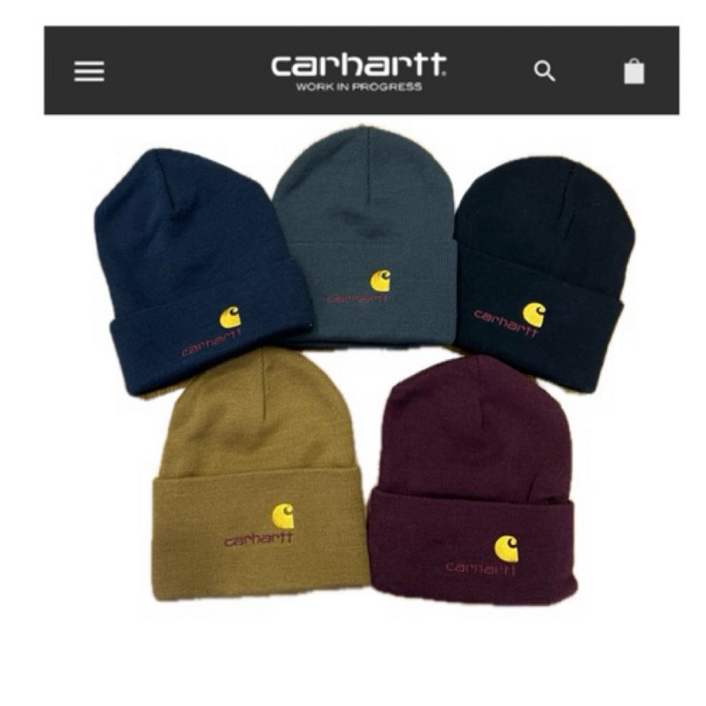 Carhartt Wip 刺繡款 冷帽毛線帽針織帽毛帽 潮流 卡哈特 工裝 正品