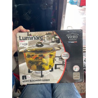 【吉兒二手商店】全新 Luminarc 樂美雅 3.25L 微晶透明鍋