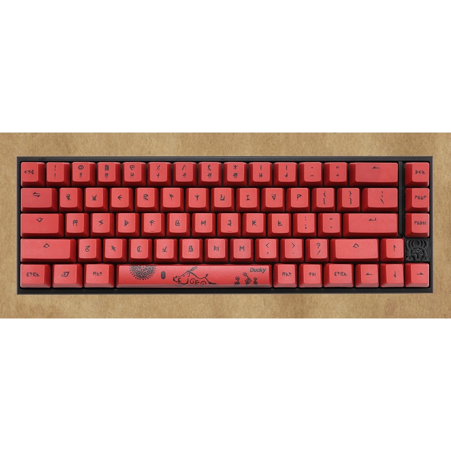 【2019個限定】Ducky Year of the Pig Edition銀軸 Ducky Year Of The Pig Cherry MX Silent Red RGB Limited
