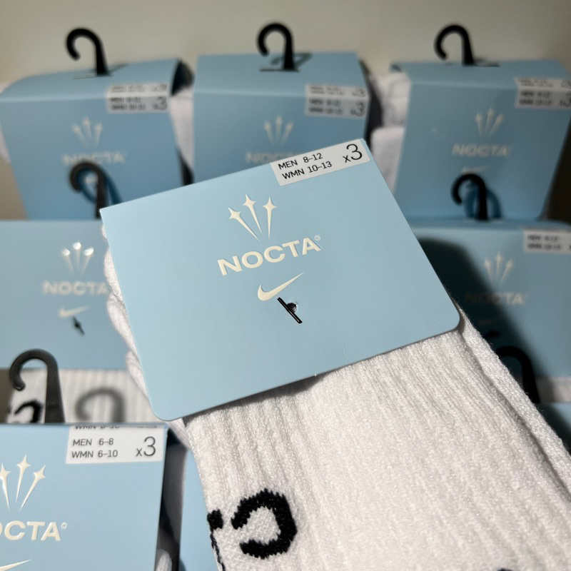 HS⚑ NIKE NOCTA Crew Socks 中筒襪 白襪 黑襪 襪子 籃球襪 Drake