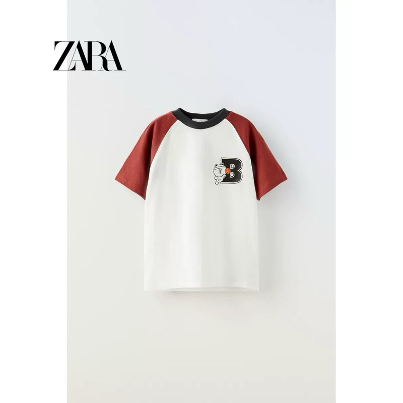 ZARA 短袖 上衣 T恤 120cm-164cm LINE FRIENDS 熊大 全新吊牌未剪 男童 童裝