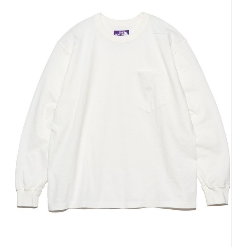 The North Face purple label 7oz pocket tee 白色 口袋tee L