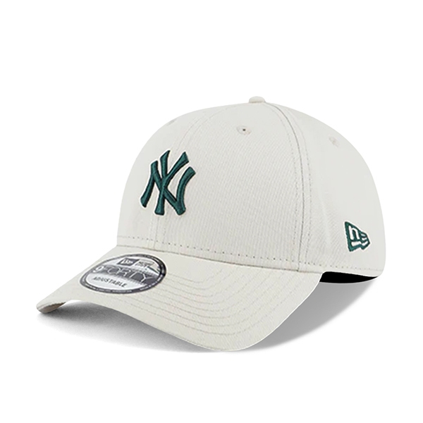 【NEW ERA】MLB NY 紐約 洋基 米白色 綠字 老帽 限量 9FORTY 潮流【ANGEL NEW ERA】