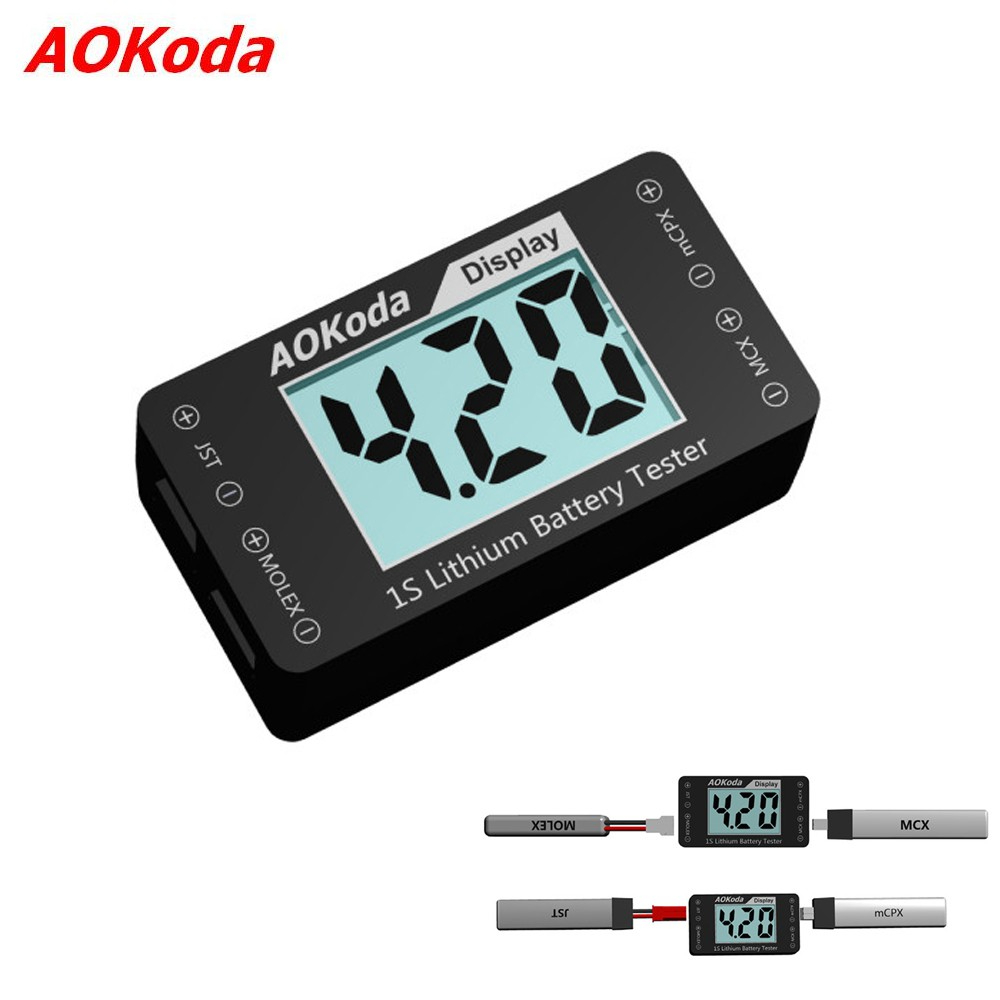 模型新天地 Aokoda AOK-041 1S專用 鋰電池測電器 JST PH2.0