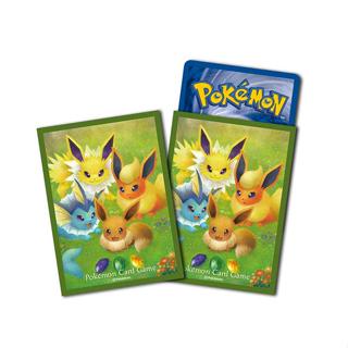 [ALG 卡牌專門] 寶可夢 PTCG 寶可夢中心 伊布 火伊布 水伊布 雷伊布 進化之石 卡套 64張入