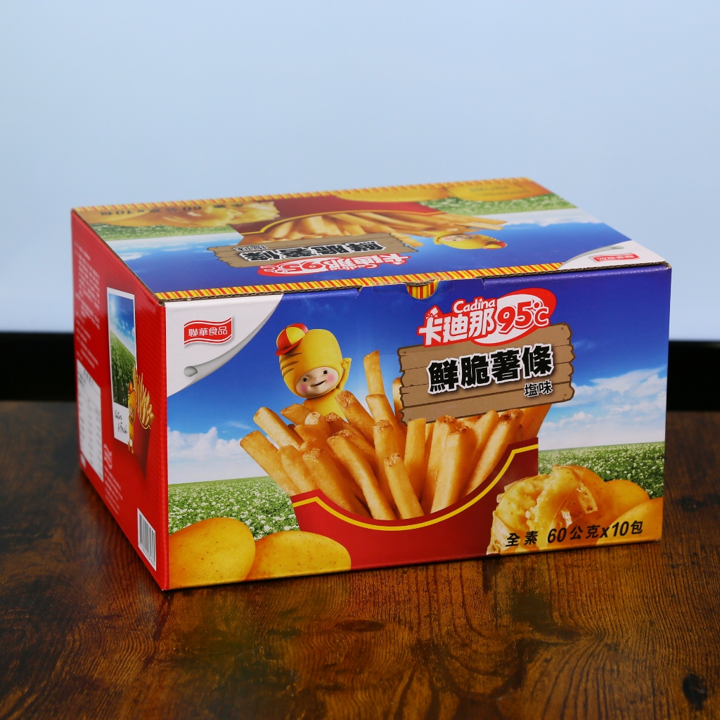 【好市多代購】 CADINA 卡迪那 95℃ 鮮脆薯條鹽味 60公克 X 10入 Costco 卡迪娜