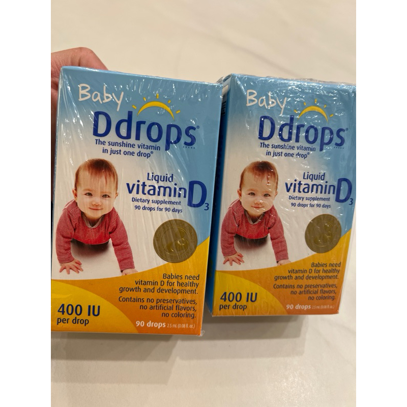 Baby Ddrops 維生素D3  維他命D3 滴劑 400IU 兒童 寶寶