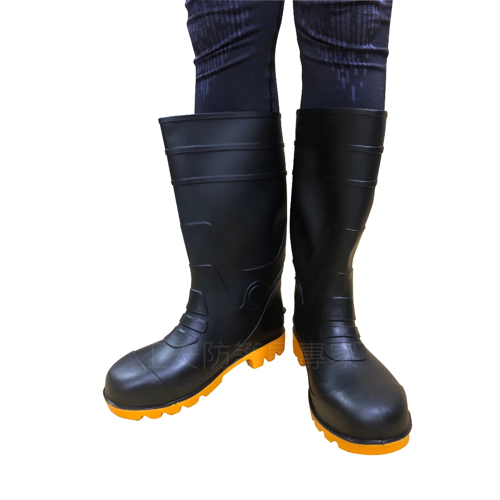 國際認證 LT-102 防酸鹼鋼頭安全靴 雨鞋 搭配防護衣 工作用 防水止滑 防釘穿刺 安全防護 #工安防護具專家