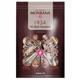 Monbana 1934 70%迦納黑巧克力條 640公克 W132984 3組
