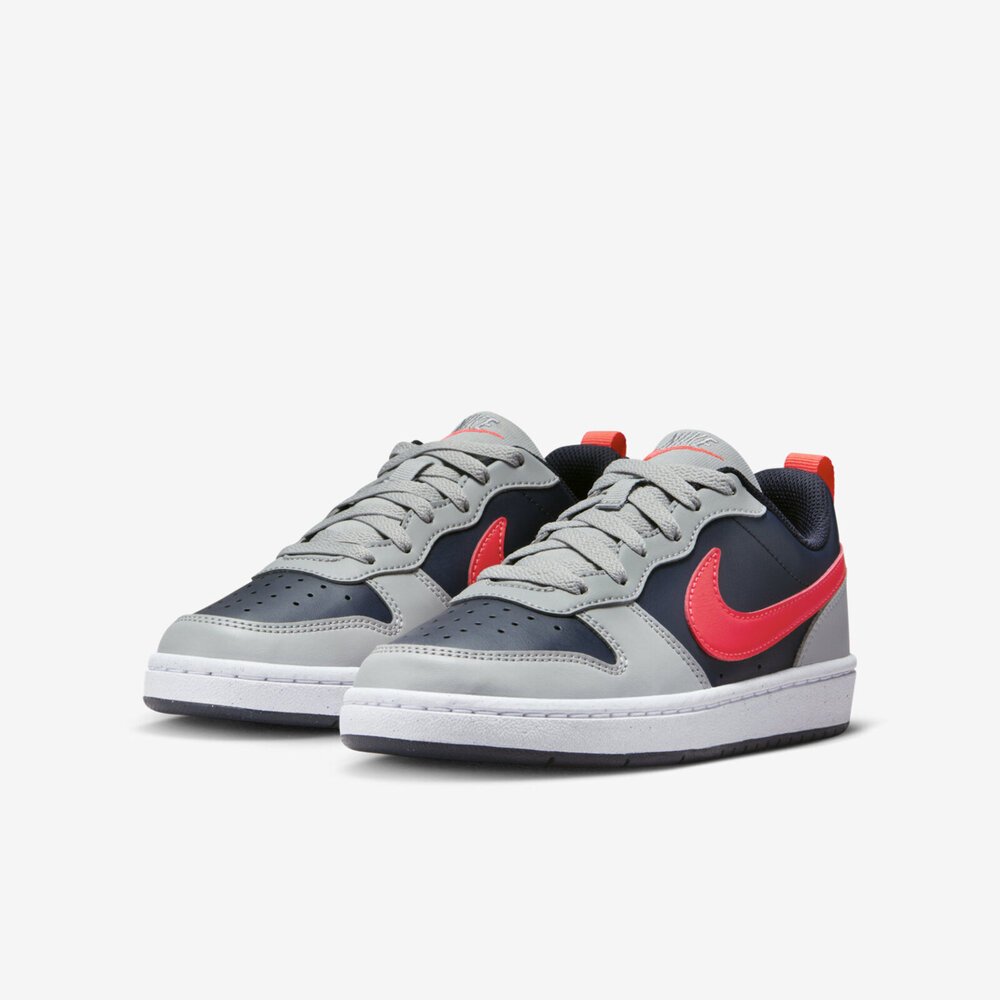 S.G NIKE Court Borough Low Recraft GS DV5456-003 灰 紅 大童 休閒鞋