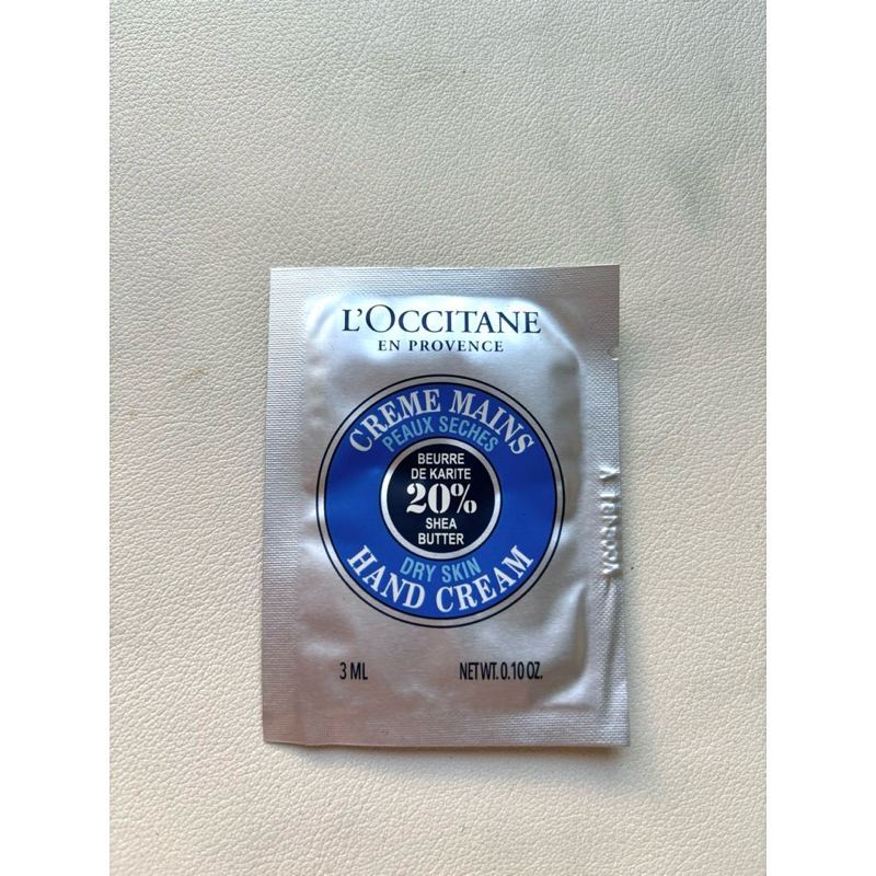 歐舒丹 L’OCCITANE 乳油木護手霜 3ml 試用包小樣