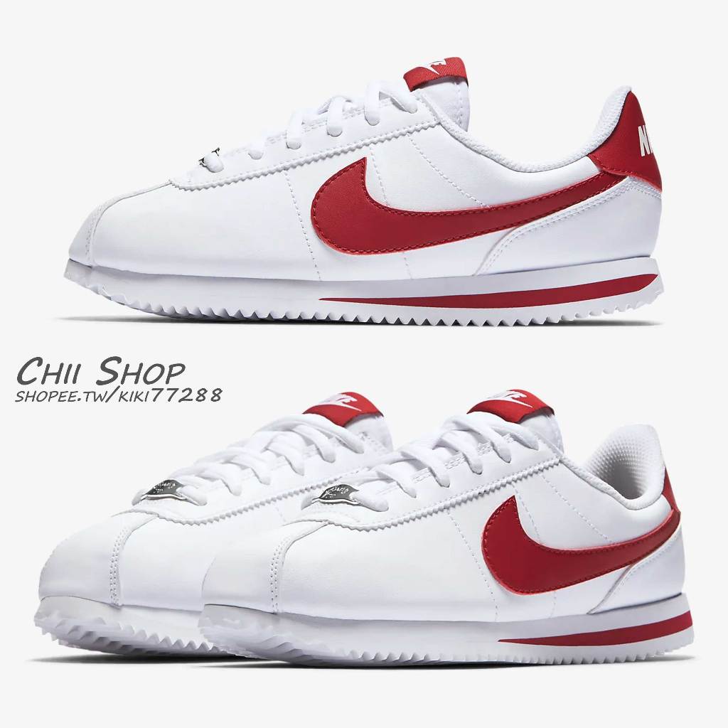 【CHII】日本 Nike Cortez Basic SL 童鞋 大童 阿甘鞋 紅勾 904764-101