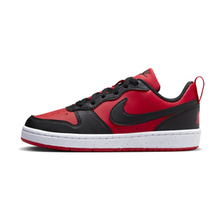 NIKE COURT BOROUGH LOW RECRAFT GS 女 大童 休閒鞋 紅黑白-DV5456600