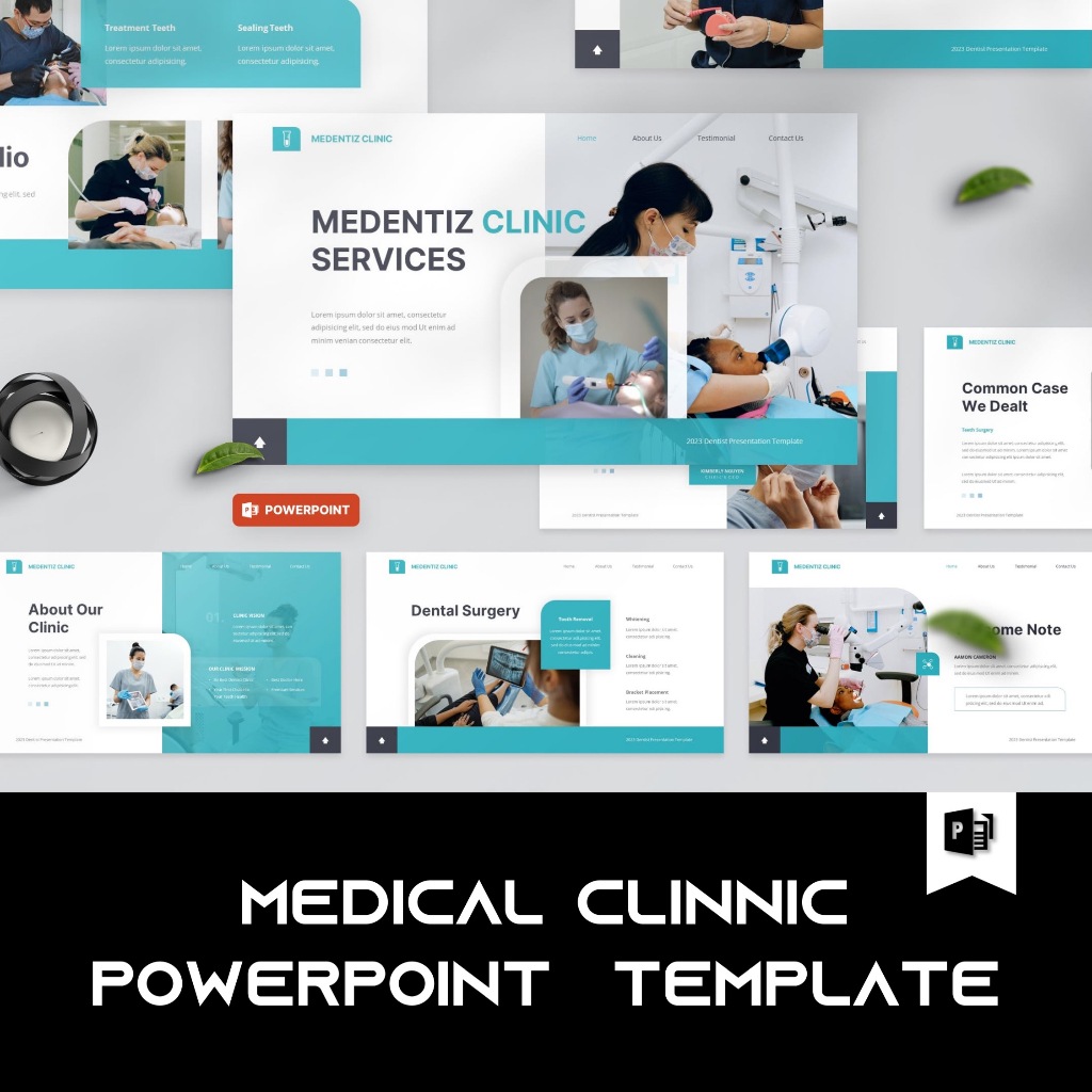 簡報PPT模板 Medentiz - Medical Clinnic Keynote+Gslide