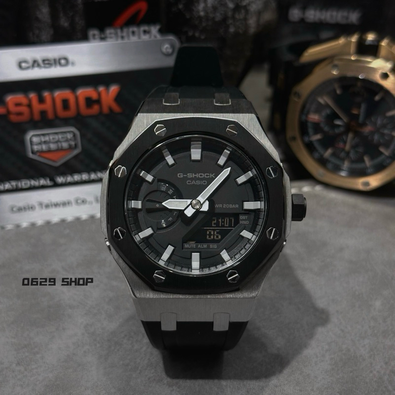 G-SHOCK GA 2100 改裝錶帶 （含錶） 農家像素 CASIO手錶 《0629 SHOP》  男士手錶 電子錶