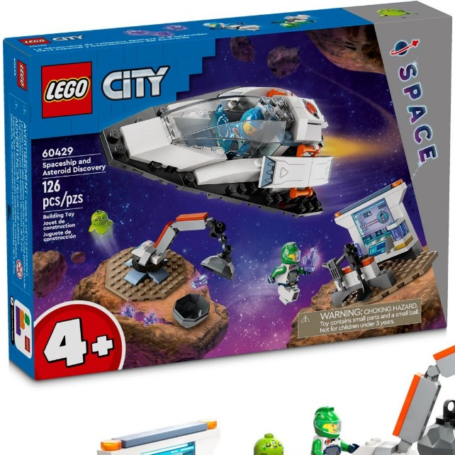 [大王機器人] 樂高 LEGO 60429 City-太空船和小行星探索 4+ 城市系列