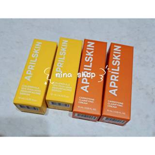 【APRILSKIN】現貨小樣🇰🇷🥕胡蘿蔔淨膚面霜10g/🌼金盞菊果酸煥顏精華10g/🥕胡蘿蔔IPMP涼感舒緩棉