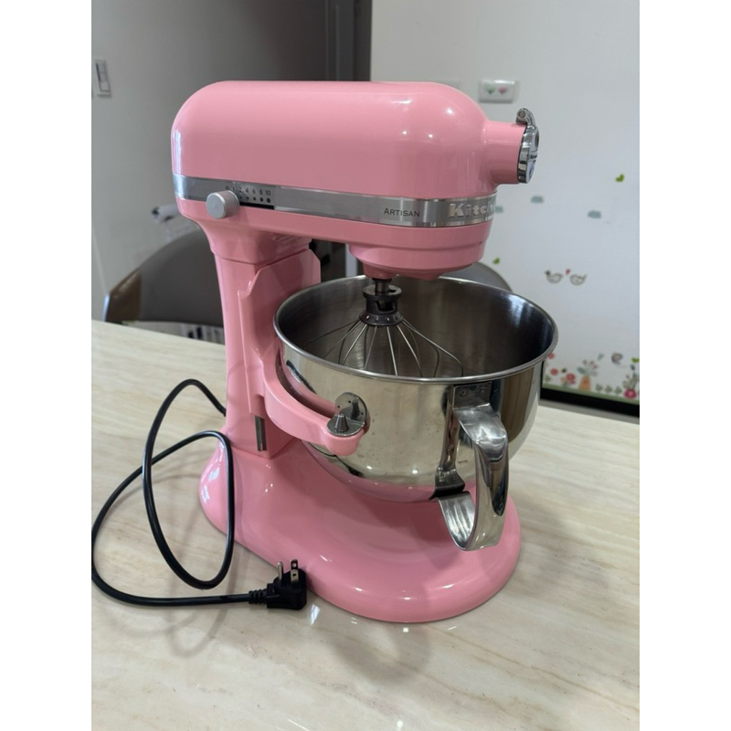 「售」保固內二手KitchenAid 5.7公升桌上型攪拌機-粉