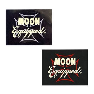 【MOONEYES】MOON Equipped Iron Cross 轉印貼紙 2色 [MQD023]