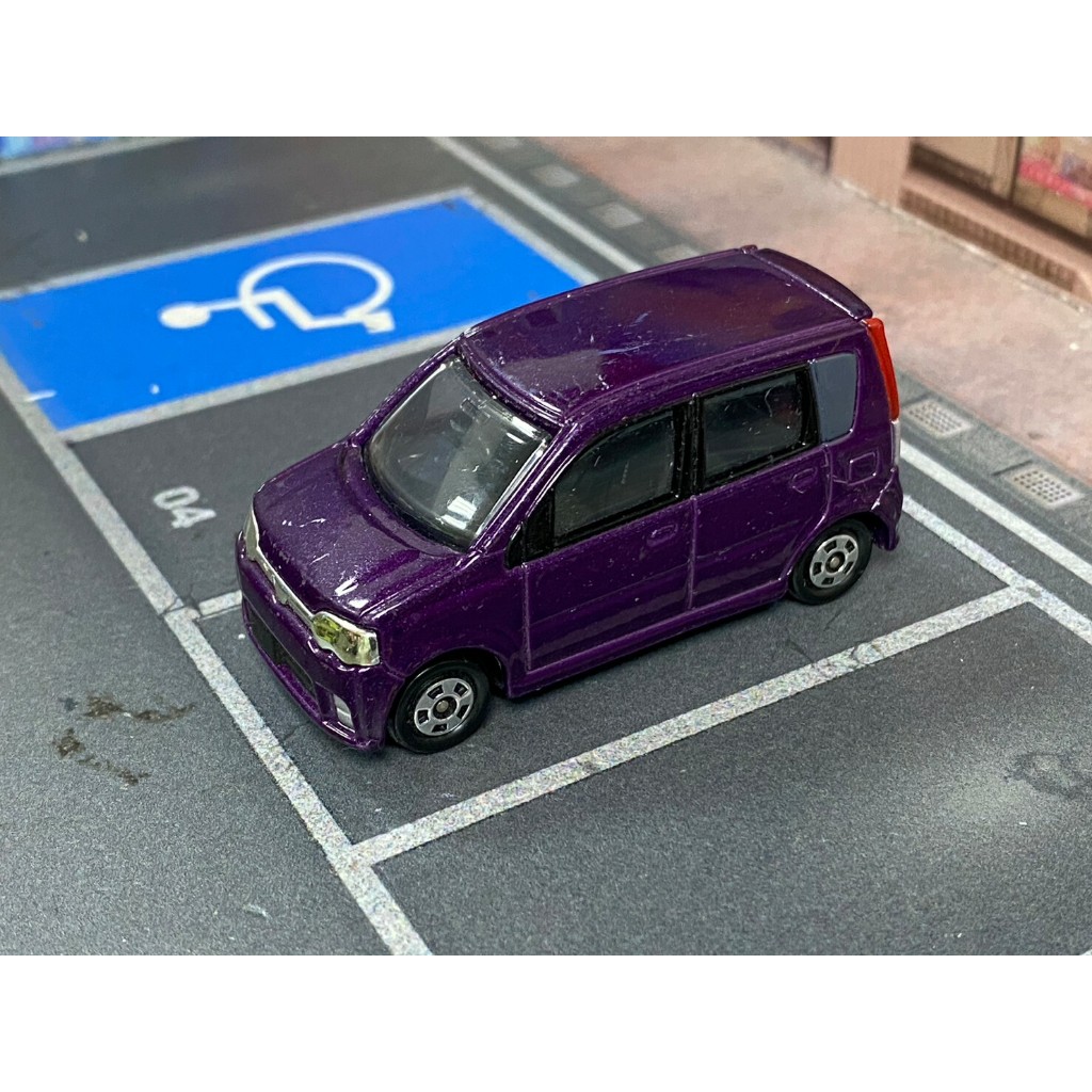 TOMICA-A12-無盒戰損-Daihatsu Move-深紫色