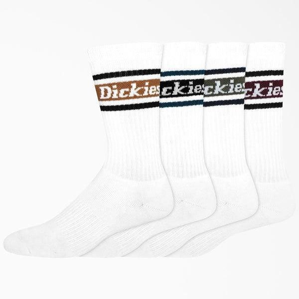 【DICKIES】男版 TA663301-1121 STRIPE SOCKS 4 PACK 中筒襪 / 小腿襪 (四入)