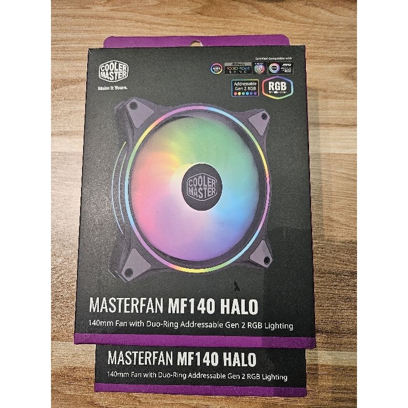 酷碼 CoolerMaster MasterFan MF140 Halo 14公分 ARGB 機殼風扇 二手