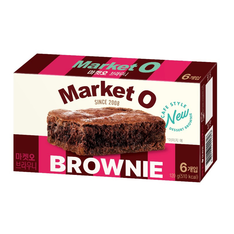 🇰🇷韓國代購🇰🇷 Market O 巧克力布朗尼蛋糕一盒 6入