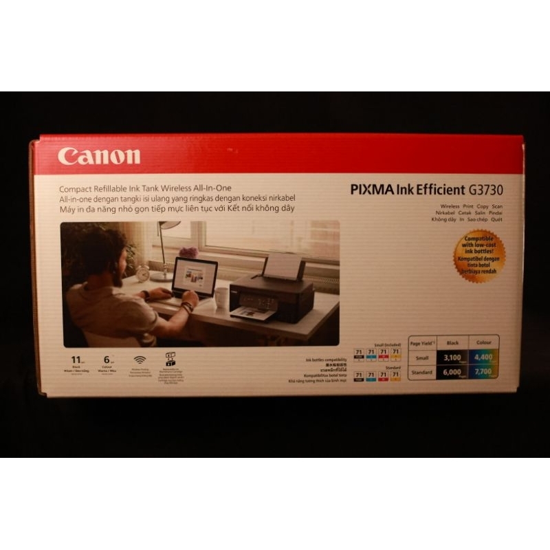 Cannot PIXMA G3730 佳能原廠 無線 印表機