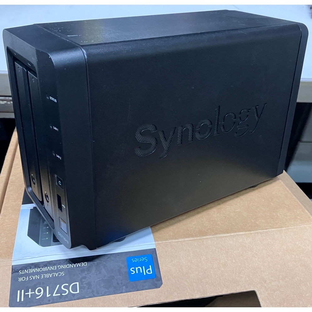 Synology DS716+II 2槽 NAS 網路儲存伺服器 網路雲端硬碟