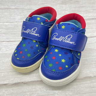 ［出清品］《布布童鞋》ArnoldPalmer雨傘牌星星印花藍色兒童休閒鞋(14公分)