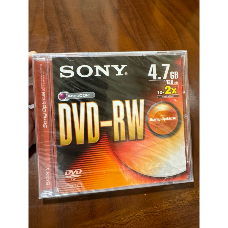 Sony DVD-RW 空白片 4.7G 2X 120分鐘 DMW47S2 4.7GB 1X-2X DVD-RW