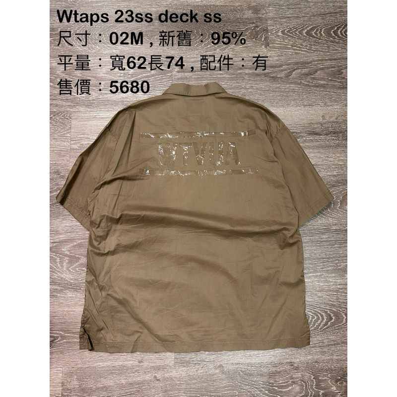 Wtaps 23ss deck ss shirts(02M)短袖襯衫