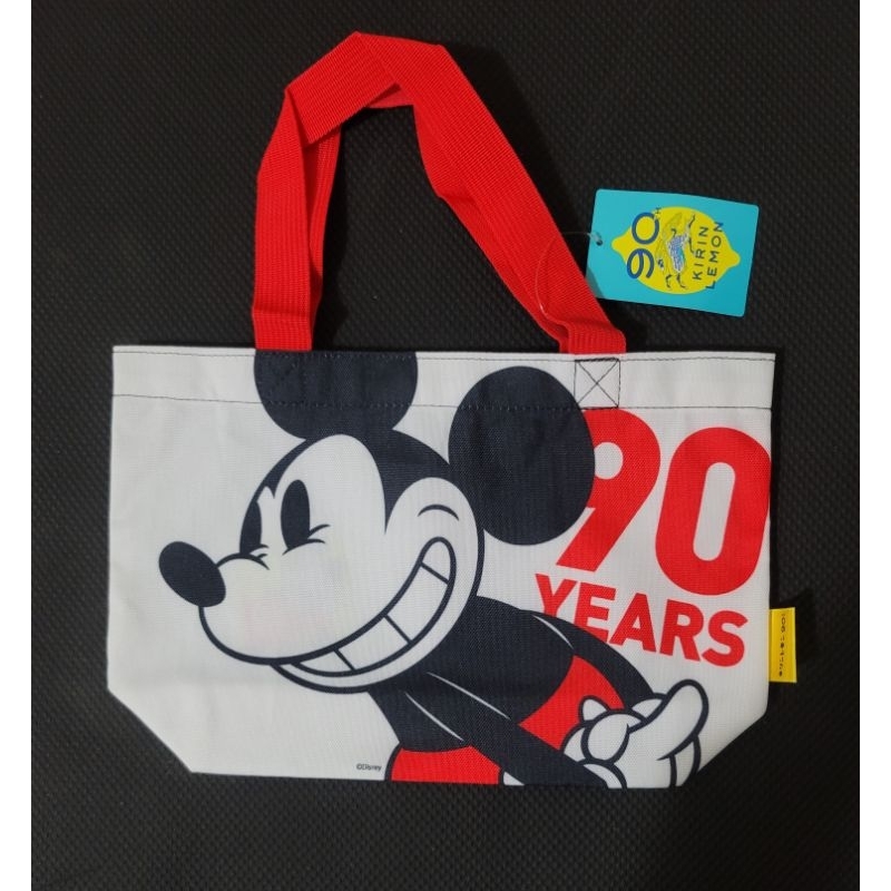 米奇限量版 小提袋 餐袋 米老鼠90週年船型 手提袋 購物袋 Mickey 環保提袋