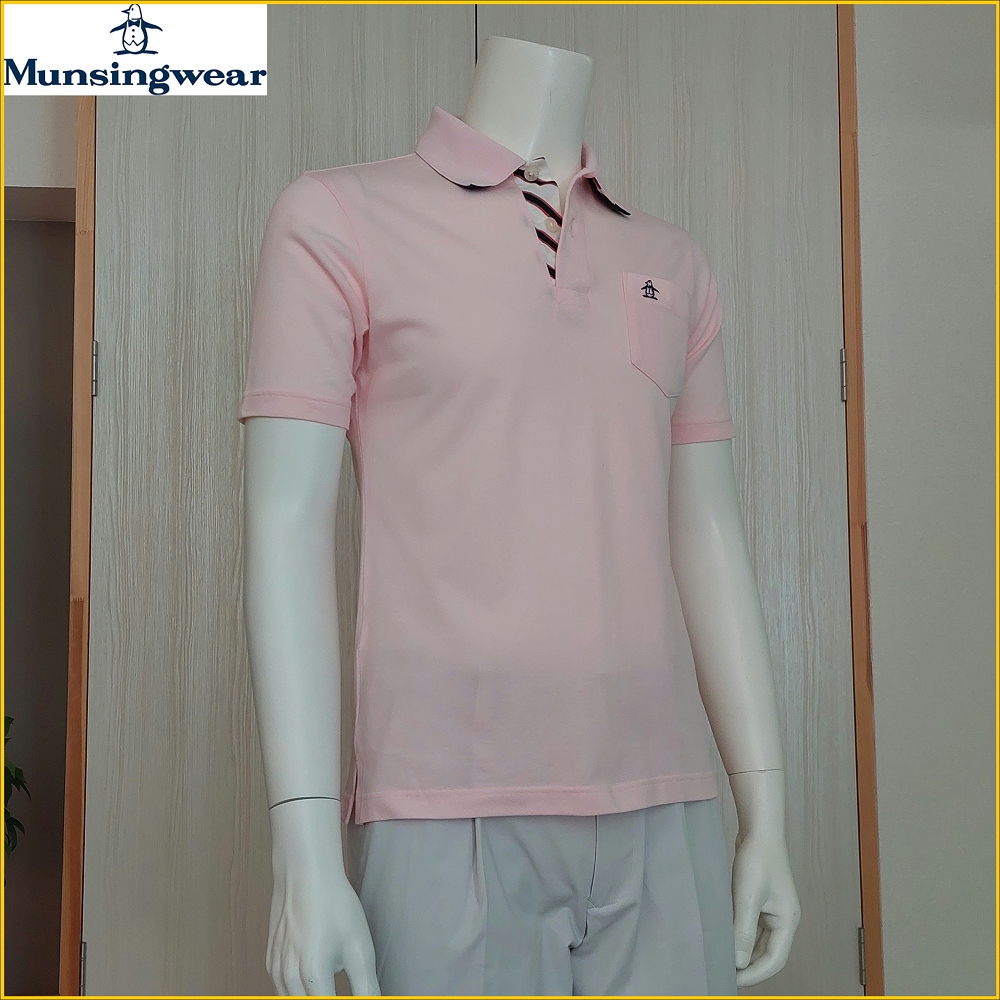 🇯🇵日本二手衣✈️企鵝牌 日本製 短袖POLO衫 男M号 Munsingwear 企鵝牌 企鵝口袋 POLO P006M