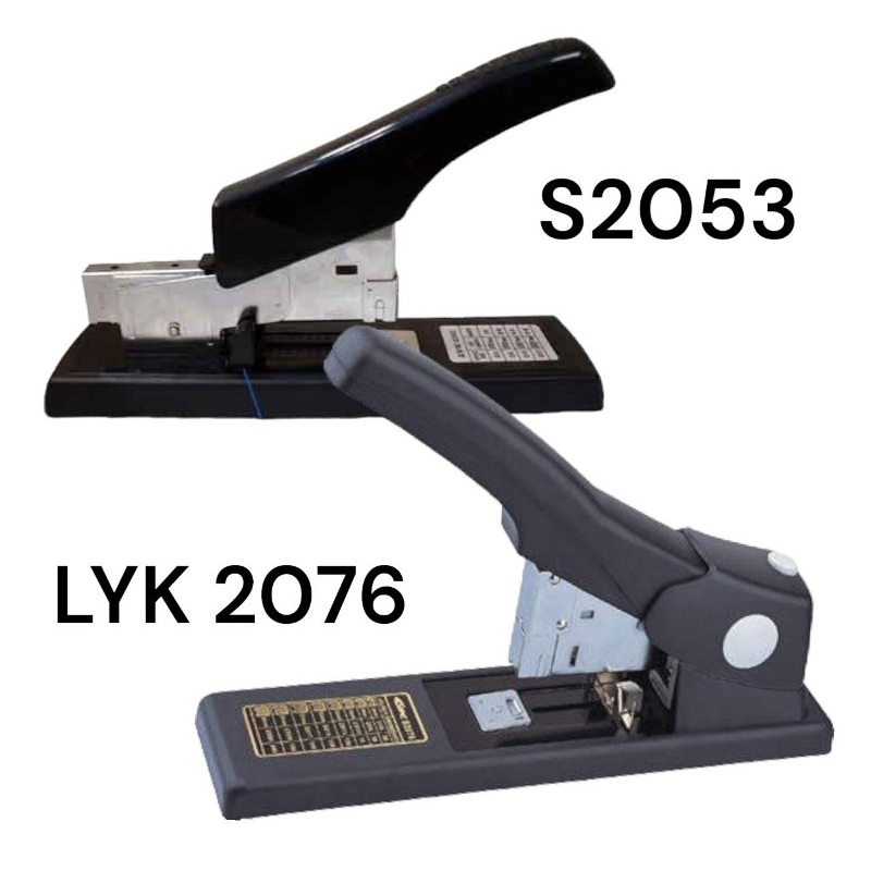 厚層釘書機 可釘70張、100張、240張 LYK 2076 LYK S2053 PLUS ST-003E中型 訂書機