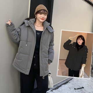 CCGIRL中大尺碼 愛心♡刺繡設計保暖空氣感連帽外套(有口袋+帽子不可拆)-共2色適L～5L《 20568》大尺碼女裝